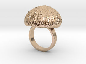 Urchin Statement Ring - US-Size 6 1/2 (16.92 mm) in 14k Rose Gold Plated Brass