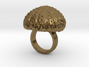 Urchin Statement Ring - US-Size 3 (14.05 mm) in Polished Bronze