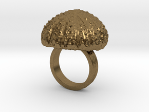 Urchin Statement Ring - US-Size 5 (15.7 mm) in Natural Bronze