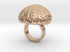 Urchin Statement Ring - US-Size 3 (14.05 mm) in 14k Rose Gold Plated Brass