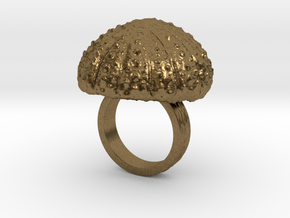 Urchin Statement Ring - US-Size 4 (14.86 mm) in Natural Bronze