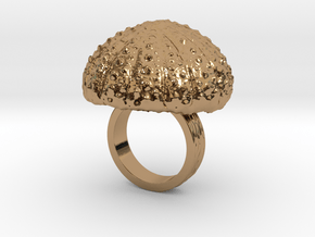 Urchin Statement Ring - US-Size 3 (14.05 mm) in Polished Brass