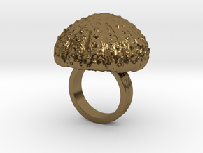 Urchin Statement Ring - US-Size 3 1/2 (14.45 mm) in Polished Bronze