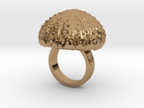 Urchin Statement Ring - US-Size 4 (14.86 mm) in Polished Brass