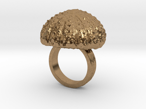 Urchin Statement Ring - US-Size 5 (15.7 mm) in Natural Brass