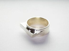 JetSet Shape Ring in Polished Silver: 8 / 56.75