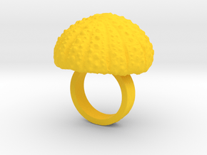 Urchin Statement Ring - US-Size 2 1/2 (13.61 mm) in Yellow Processed Versatile Plastic