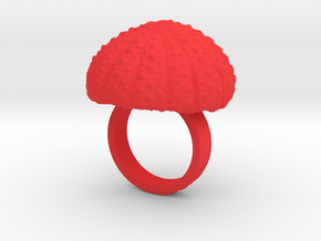 Urchin Statement Ring - US-Size 4 1/2 (15.27 mm) in Red Processed Versatile Plastic