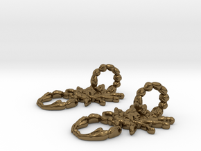 SCORPO earrings in Polished Bronze