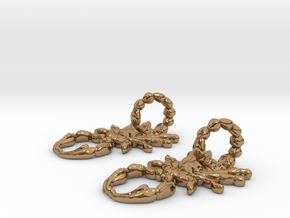 SCORPO earrings in Polished Brass