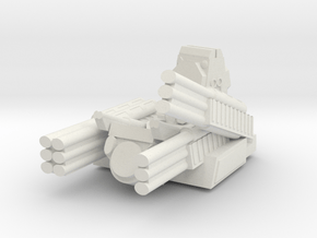 Russian S1 Pantsir Turret 6mm Alternate in White Natural Versatile Plastic