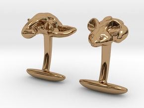 Mouse Elephant in Polished Brass