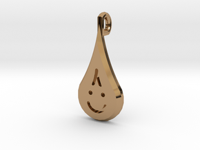 Forgive Charm/Pendant in Polished Brass