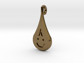 Forgive Charm/Pendant in Polished Bronze
