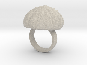 Urchin Statement Ring - US-Size 4 1/2 (15.27 mm) in Natural Sandstone