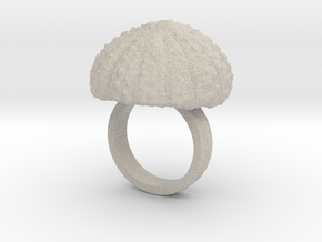 Urchin Statement Ring - US-Size 5 1/2 (16.10 mm) in Natural Sandstone