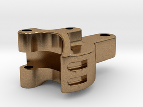 3/4" scale Pilot Coupler in Natural Brass