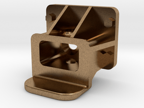 3/4" Scale Pilot Coupler Pocket in Natural Brass