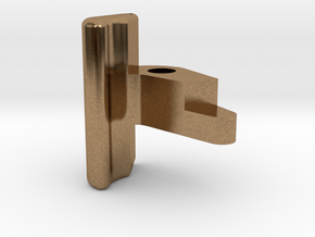  3/4" Scale Coupler Knuckle in Natural Brass