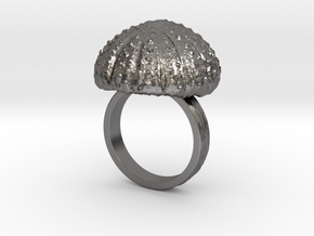 Urchin Statement Ring - US-Size 9 1/2 (19.41 mm) in Polished Nickel Steel