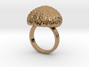 Urchin Statement Ring - US-Size 10 (19.84 mm) in Polished Brass