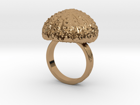 Urchin Statement Ring - US-Size 9 1/2 (19.41 mm) in Polished Brass