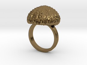 Urchin Statement Ring - US-Size 11 1/2 (21.08 mm) in Polished Bronze