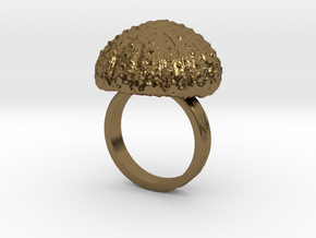 Urchin Statement Ring - US-Size 9 1/2 (19.41 mm) in Polished Bronze