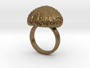 Urchin Statement Ring - US-Size 10 (19.84 mm) in Natural Bronze