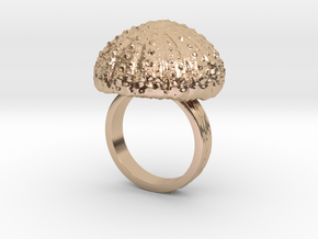 Urchin Statement Ring - US-Size 8 1/2 (18.53 mm) in 14k Rose Gold Plated Brass