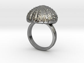 Urchin Statement Ring - US-Size 13 (22.33 mm) in Fine Detail Polished Silver