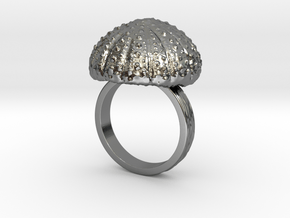 Urchin Statement Ring - US-Size 11 (20.68 mm) in Fine Detail Polished Silver