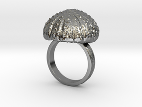 Urchin Statement Ring - US-Size 10 1/2 (20.20 mm) in Fine Detail Polished Silver