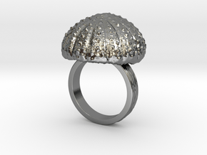 Urchin Statement Ring - US-Size 9 (18.89 mm) in Fine Detail Polished Silver