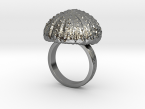 Urchin Statement Ring - US-Size 9 1/2 (19.41 mm) in Fine Detail Polished Silver