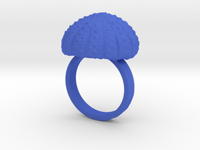 Urchin Statement Ring - US-Size 11 (20.68 mm) in Blue Processed Versatile Plastic