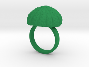 Urchin Statement Ring - US-Size 10 (19.84 mm) in Green Processed Versatile Plastic