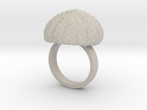 Urchin Statement Ring - US-Size 9 (18.89 mm) in Natural Sandstone