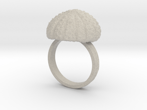 Urchin Statement Ring - US-Size 13 (22.33 mm) in Natural Sandstone