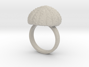 Urchin Statement Ring - US-Size 11 1/2 (21.08 mm) in Natural Sandstone