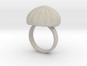 Urchin Statement Ring - US-Size 10 (19.84 mm) in Natural Sandstone