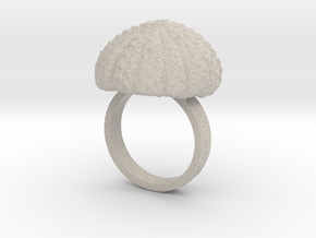 Urchin Statement Ring - US-Size 9 1/2 (19.41 mm) in Natural Sandstone