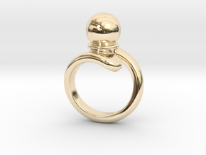Fine Ring 18 - Italian Size 18 in 14K Yellow Gold