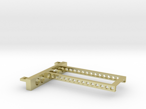 G751 M.2 Bracket With Holes 2 drives open top in 18k Gold Plated Brass