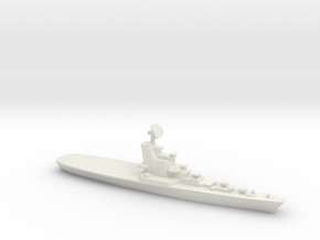 Moskva Class Helicopter Carrier, 1/2400 in White Natural Versatile Plastic
