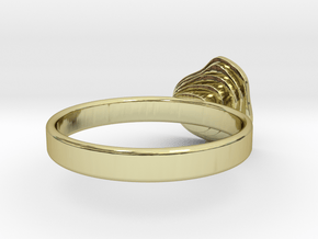 Gold Mine ring - UK Q (inside diameter 18.34mm) in 18k Gold