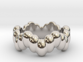 Biological Ring 30 - Italian Size 30 in Platinum