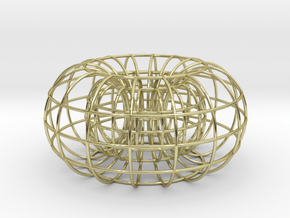 Torus small in 18k Gold Plated Brass