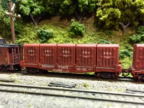 PRR DD1 Containers in N scale in Smooth Fine Detail Plastic