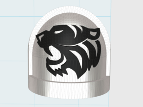 10x Silver Tigers - G:7a Shoulder Pad in Tan Fine Detail Plastic